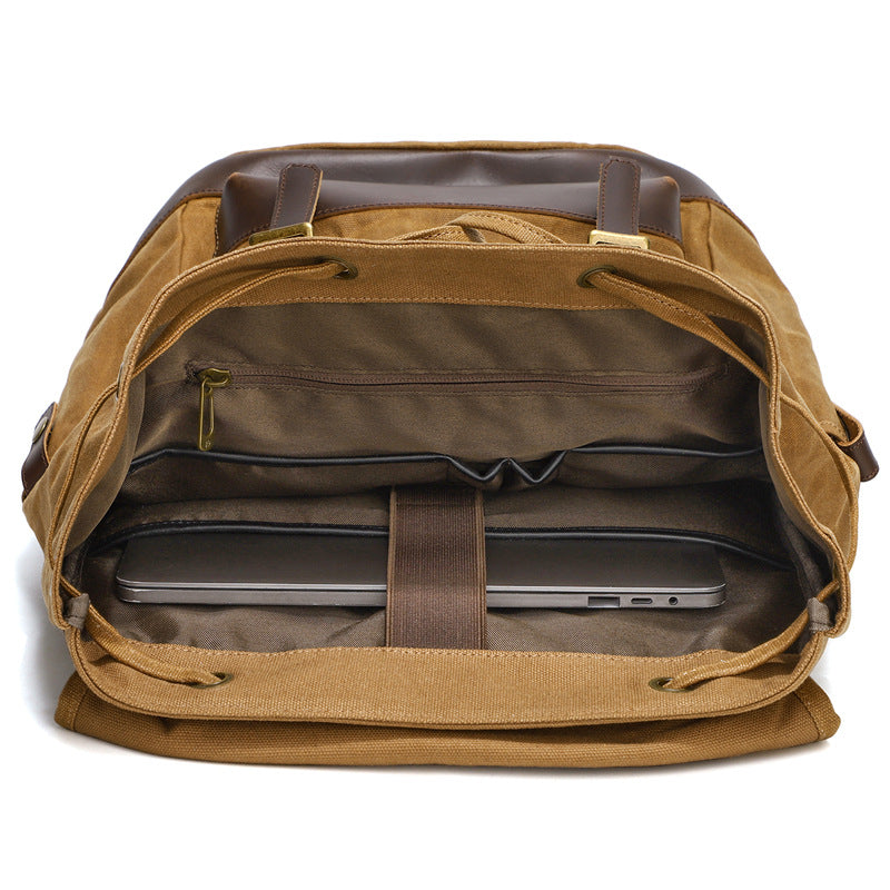 Men's Trendy Retro Computer Large Capacity Waterproof Backpacks