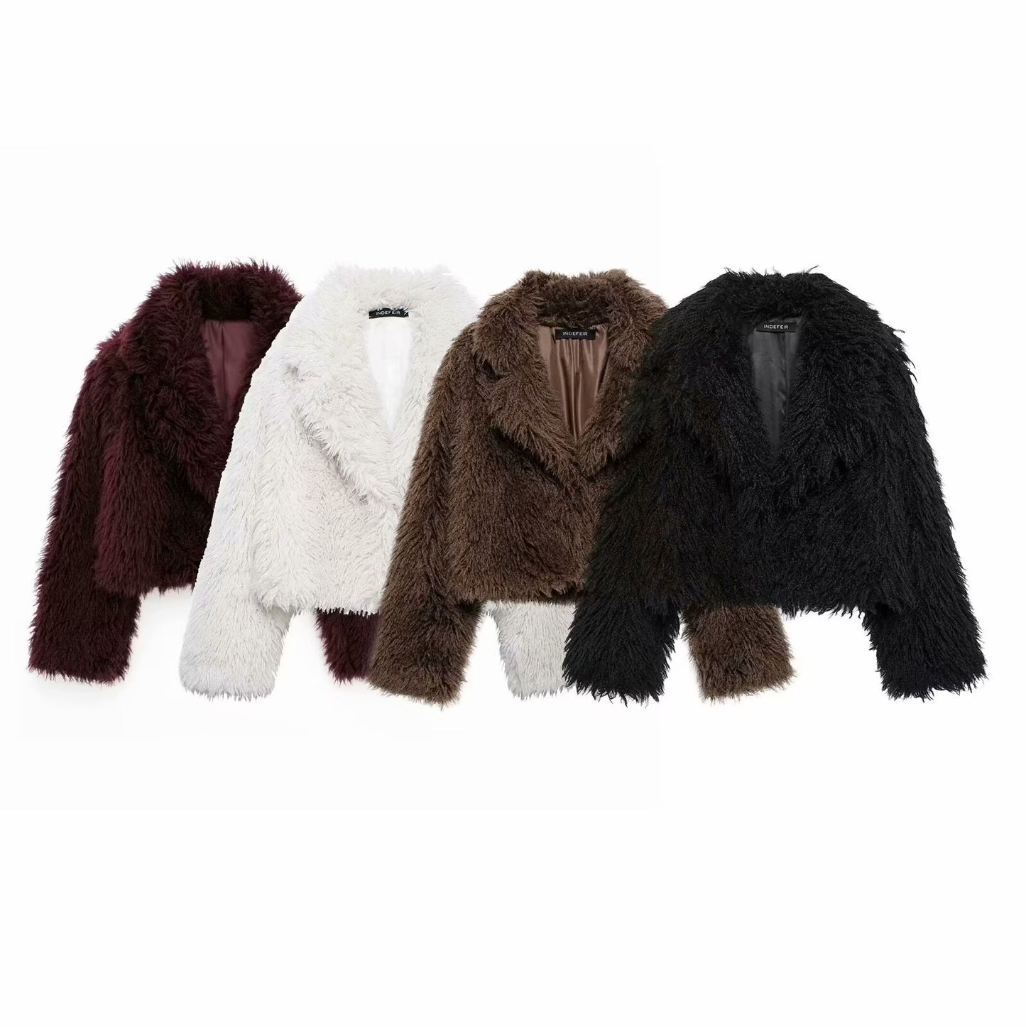 Women's Glamorous Homemade Classic Fashion Fur Coats