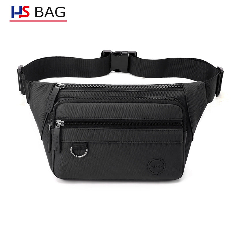 Men's New Waterproof Simple Tooling Slanted Men's Waist Packs