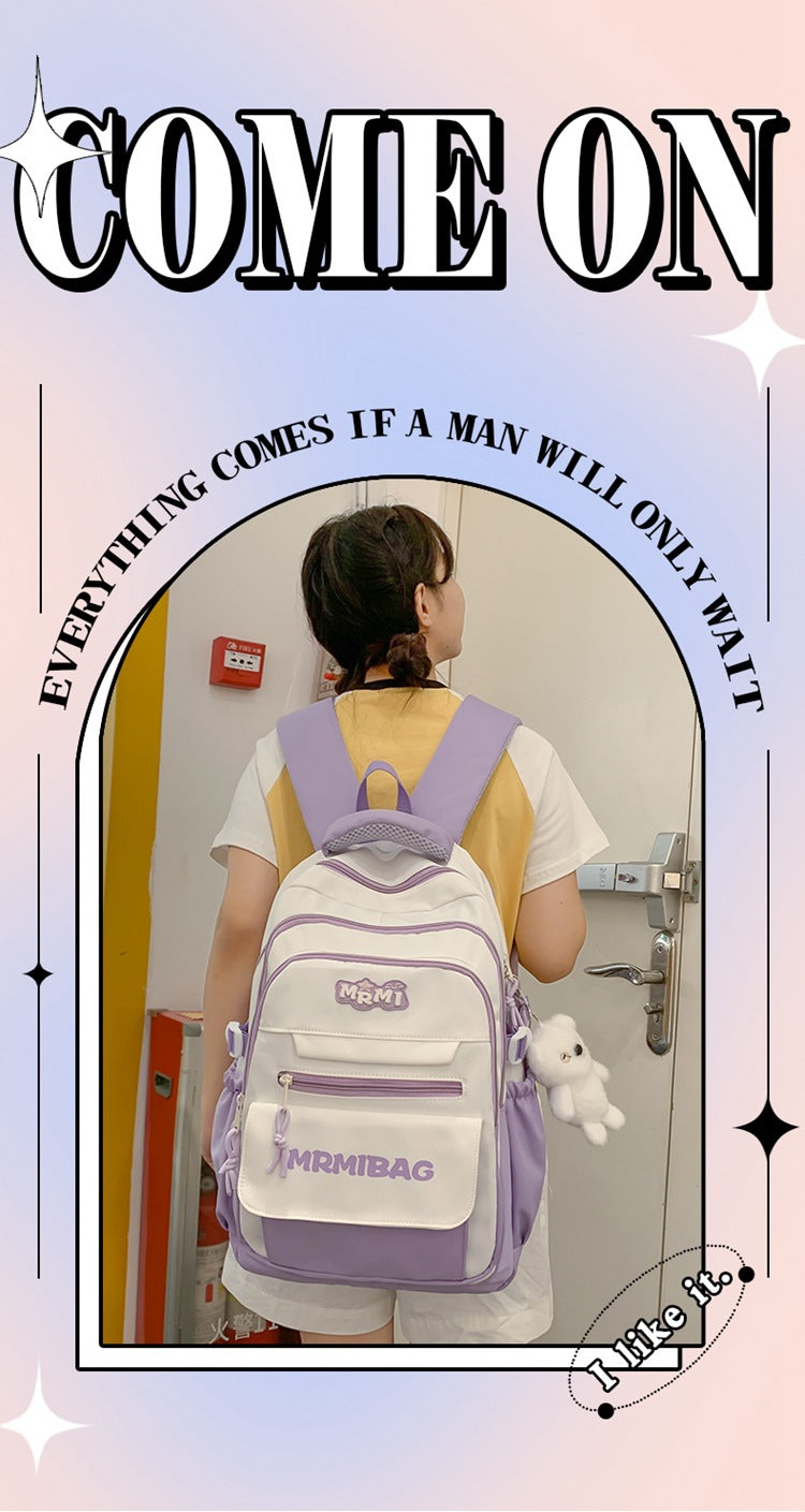 Large Capacity Junior College Style Primary Backpacks