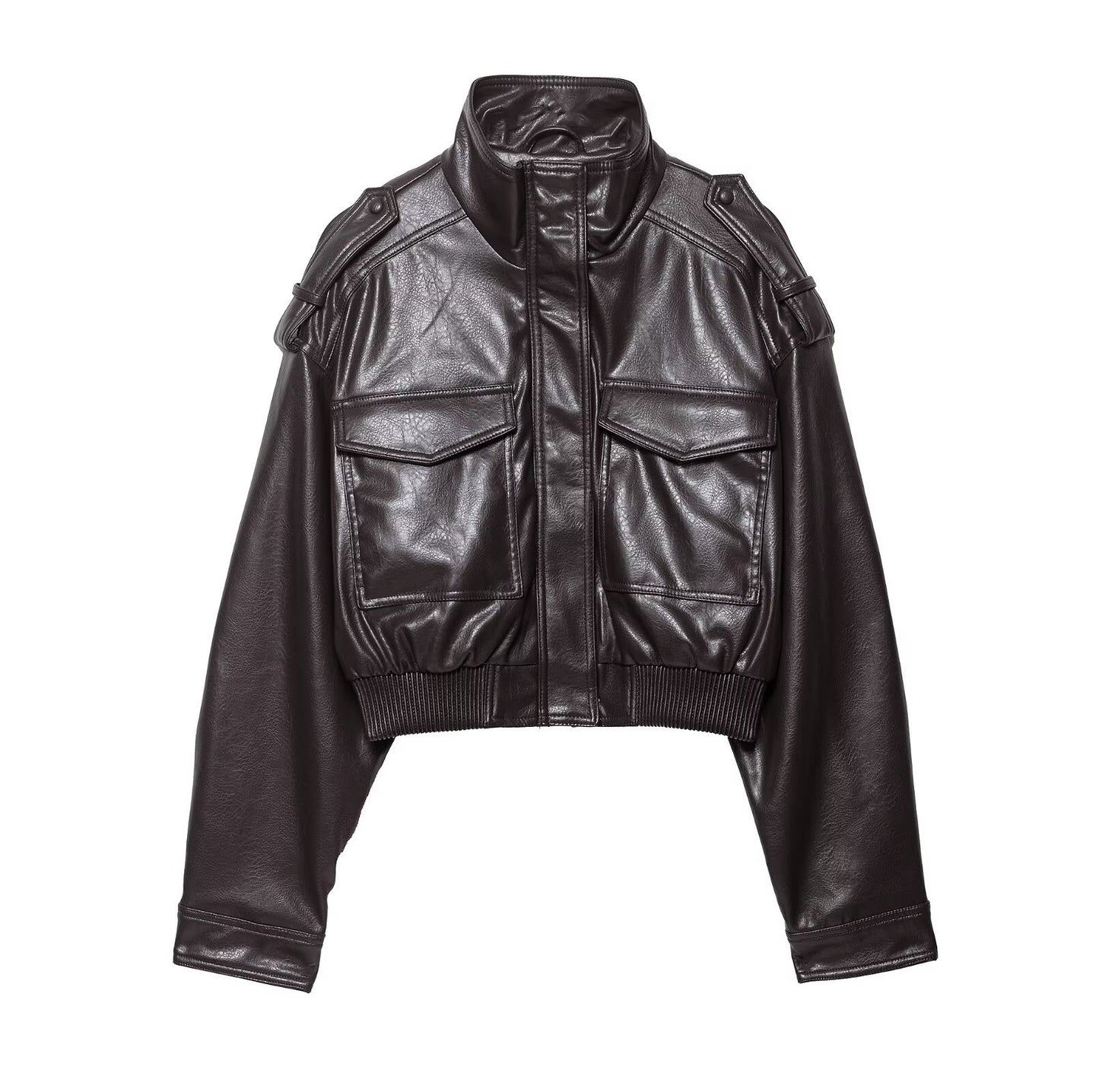 Women's Street Fashion Casual Faux Leather Jackets