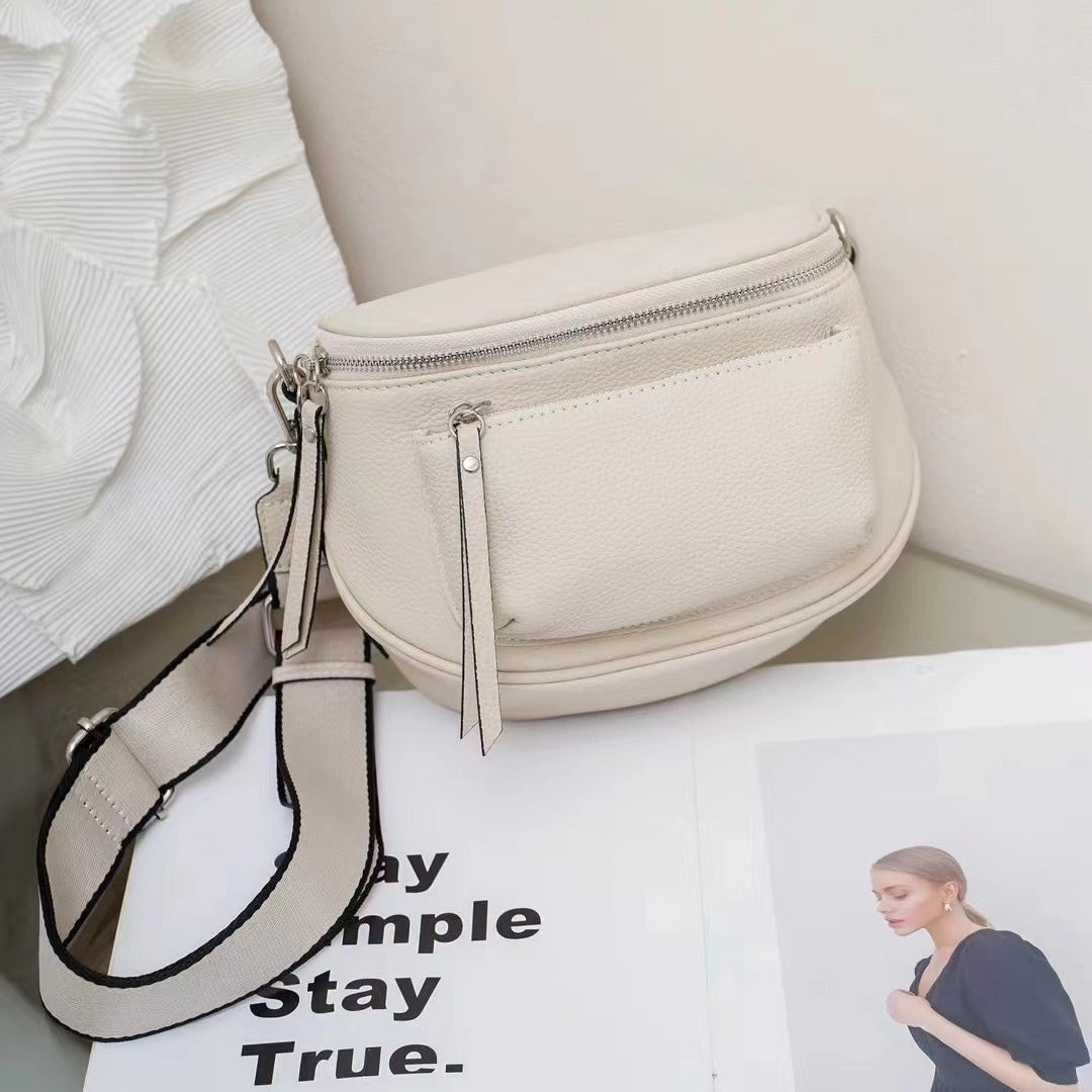Women's Genuine Leather Height High Quality Simple Crossbody Bags