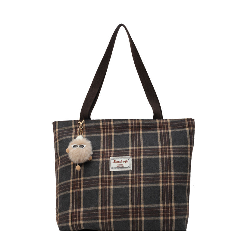Commuter Large Capacity For Class Fashion Retro Shoulder Bags