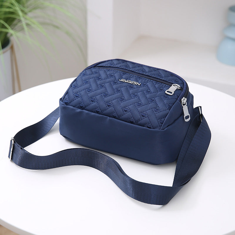 Women's Silk Cloth Letters Fashion Solid Color Crossbody Bags