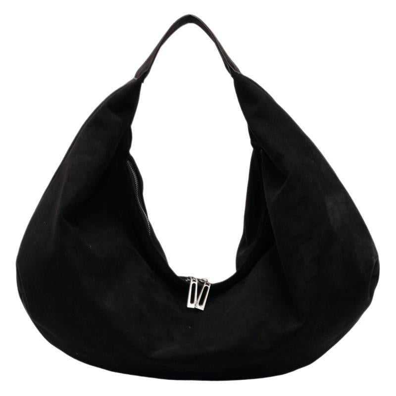 Women's Retro Large Capacity Totes Suede Fabric Tote Bags