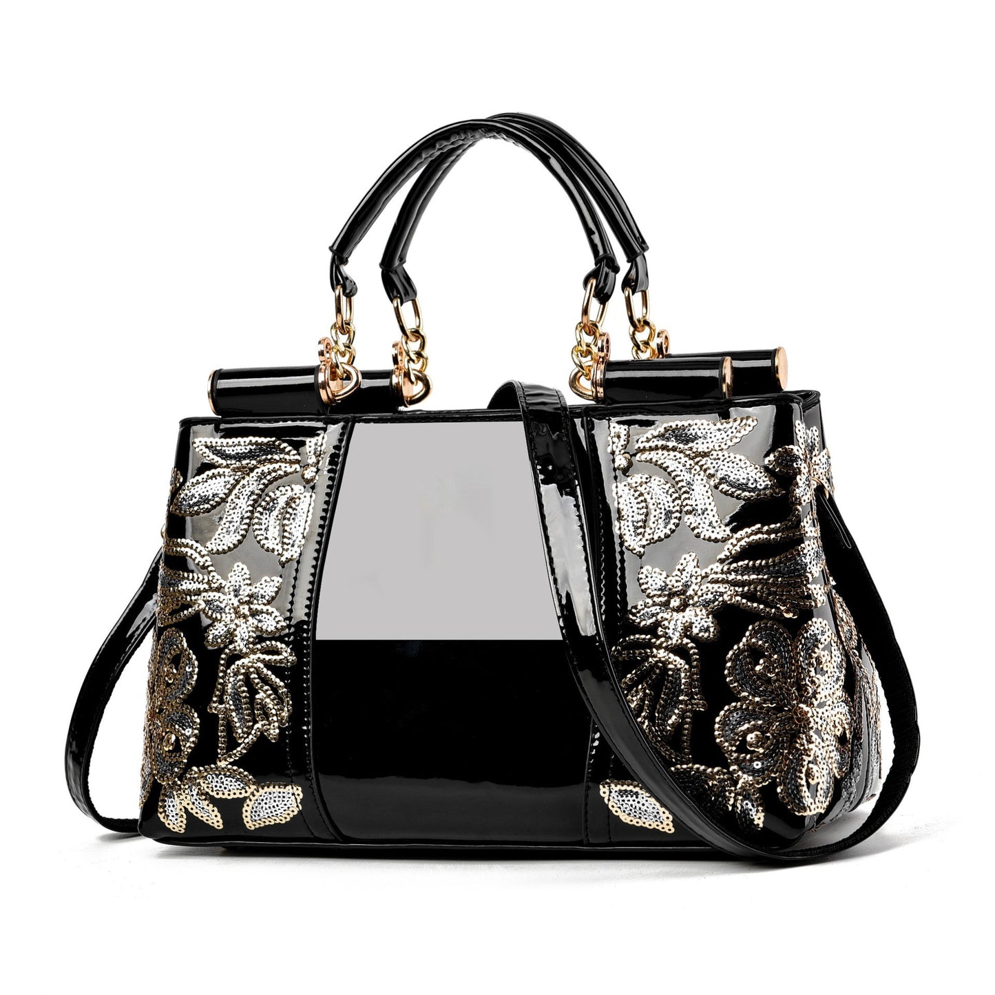 Women's Shiny Bridal Wedding Elegant Large Capacity Shoulder Bags