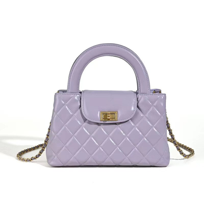 Classic Fashion Women's Quilted High-grade Leather Handbags