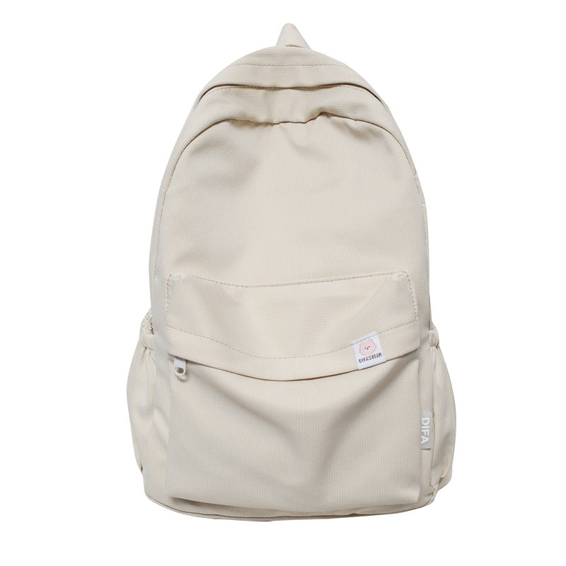 Female Korean Junior High Cute Solid Color Backpacks