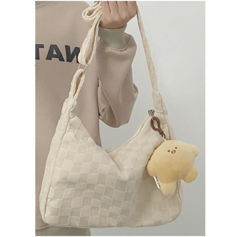Large Capacity Female Winter College Class Crossbody Bags
