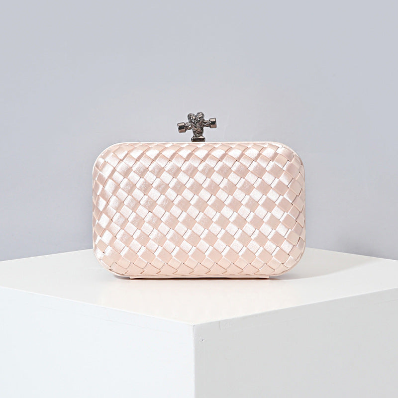 Women's Graceful Silk Hand-woven Simplicity Dinner Evening Bags