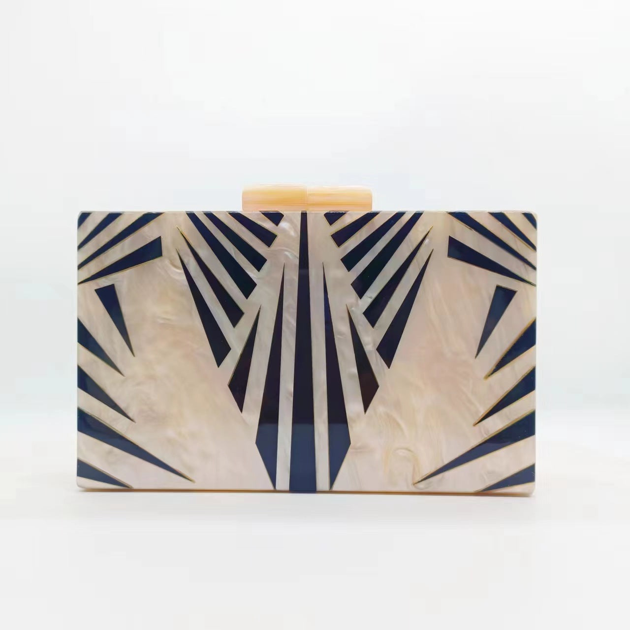 Women's Dinner Vintage Zebra Pattern Trendy Acrylic Evening Bags
