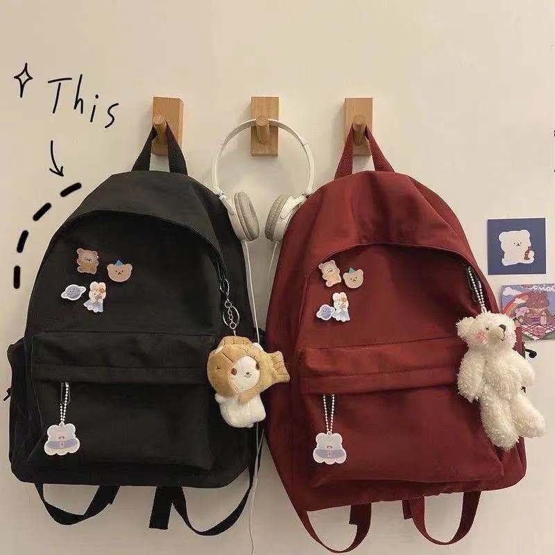 Women's & Men's & Fresh Cute Early High Large Capacity Backpacks