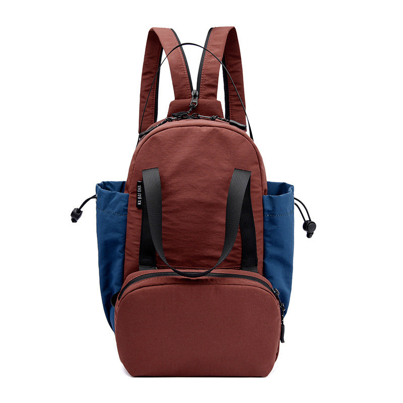 Fashion Graceful Contrast Color Mother Lightweight Backpacks