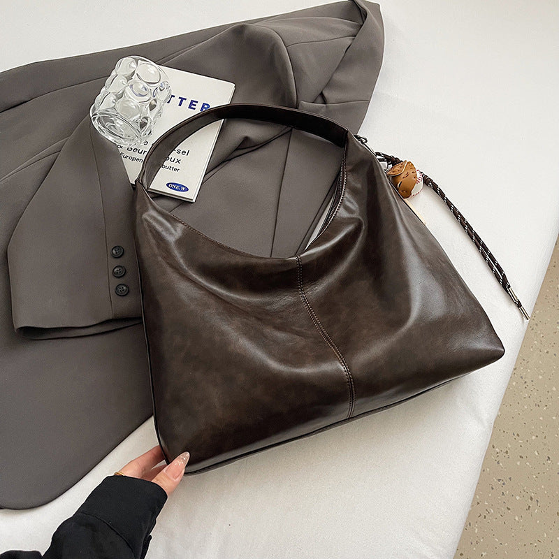 Women's Large Capacity Commuter Retro One Shopping Shoulder Bags