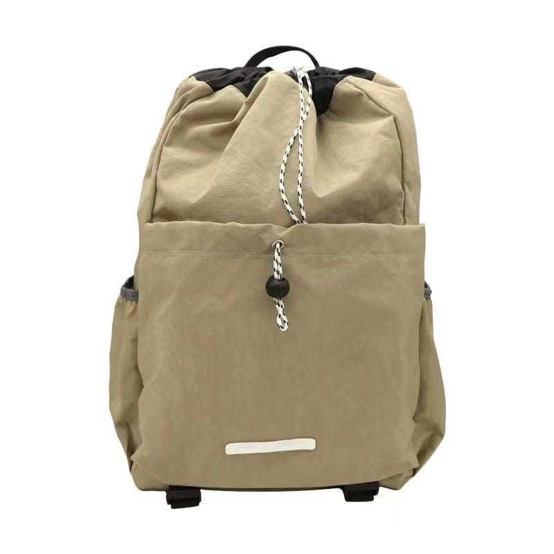 Women's & Men's Korean Drawstring Lightweight For Climbing Riding Backpacks