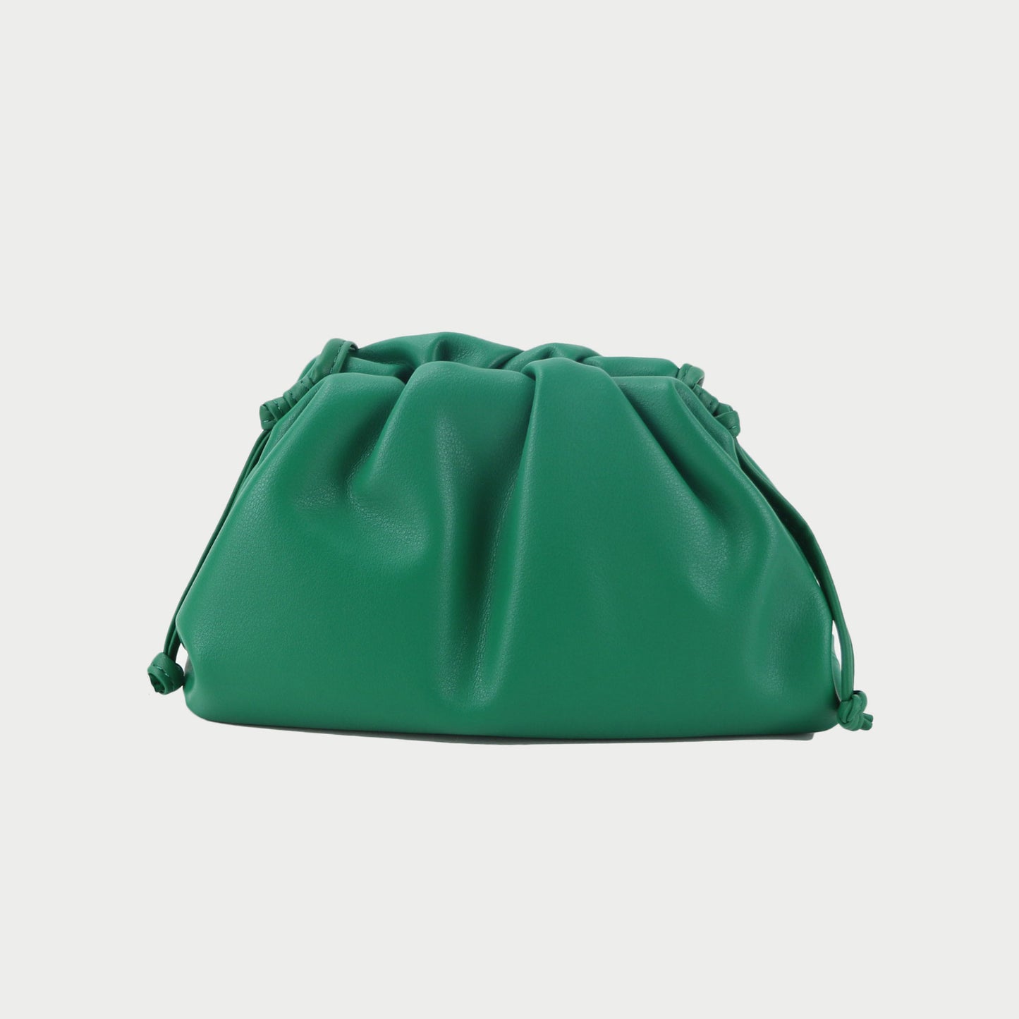 Women's Color Soft Cowhide Pleated Dumpling Fashion Trendy Crossbody Bags