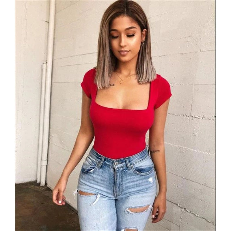 Summer Fashion Tube Sexy Solid Color Sleeve Women's Jumpsuit/clothing