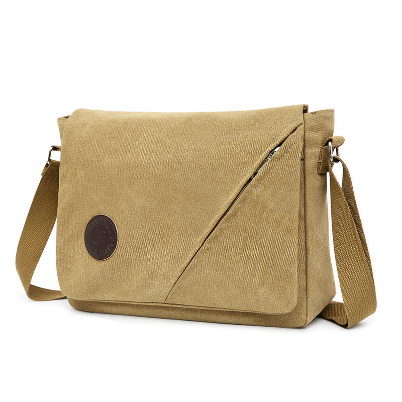 Men's Retro British Simple Canvas For Bags