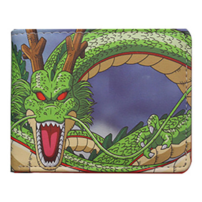 Dragon Ball Short Fold Super Leather Ladies Wallets