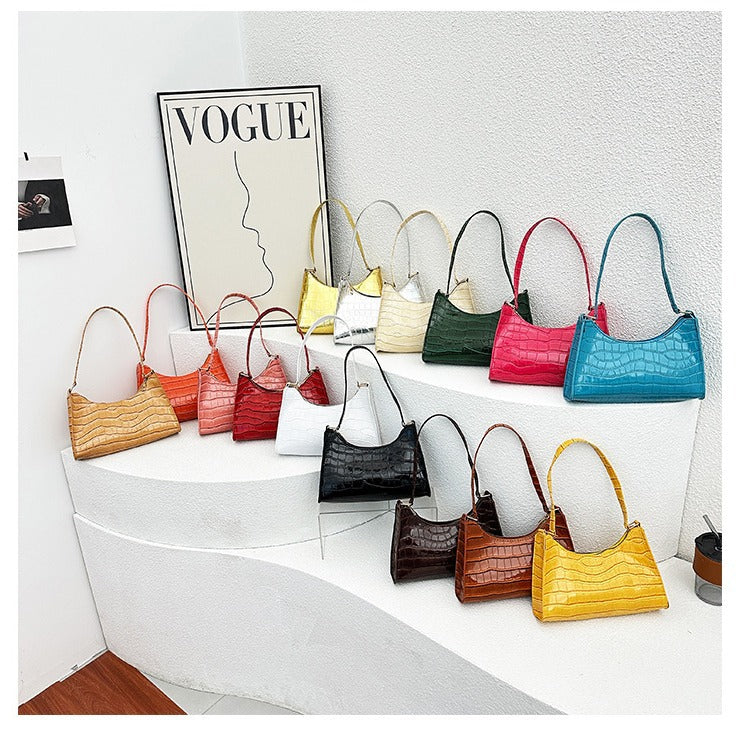 Women's Korean Style Summer Trendy Stone Pattern Bags