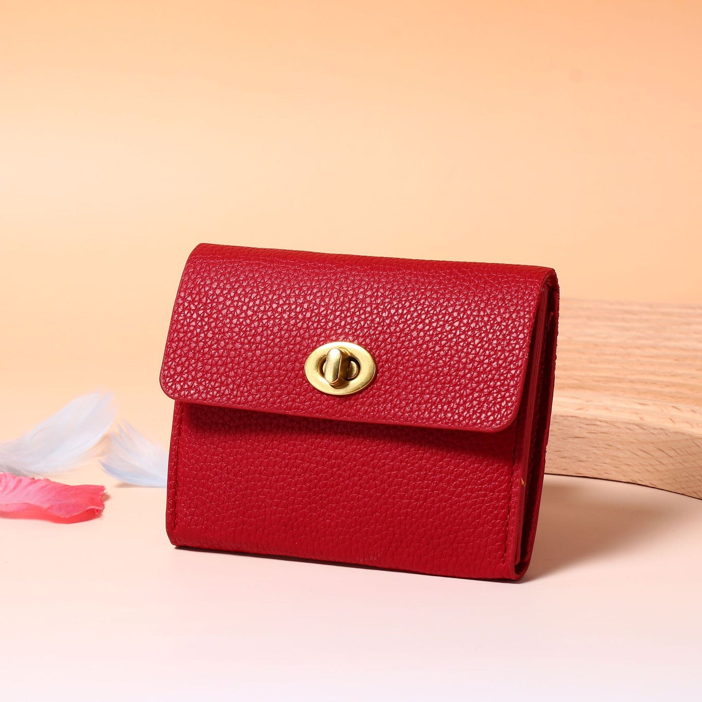 Retro Exquisite Compact Soft Leather Hand Ladies Wallets