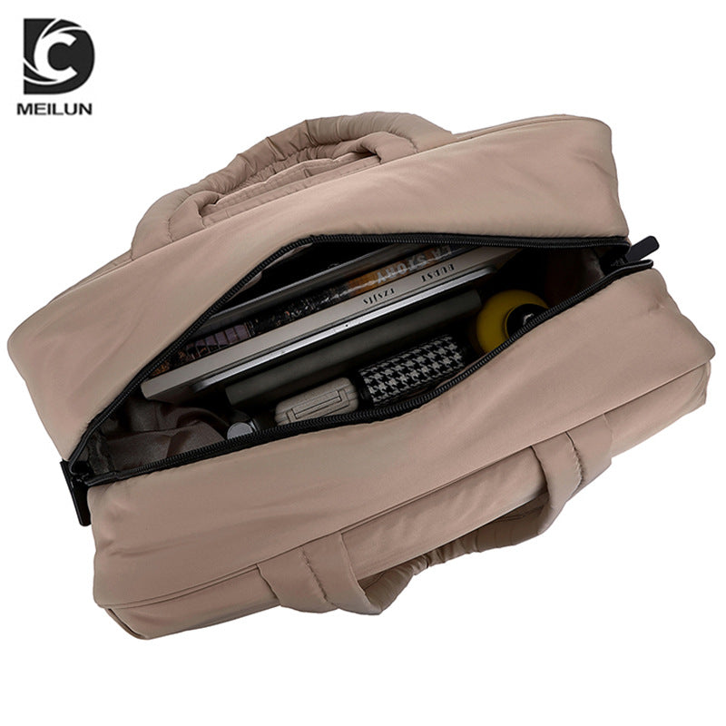 Women's & Men's & Portable Winter Coat Large Capacity Tote Bags