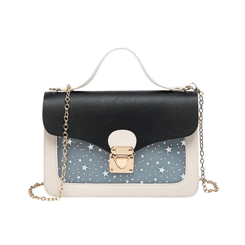 Women's Fashion Trendy Korean Style Transparent Star Shoulder Bags
