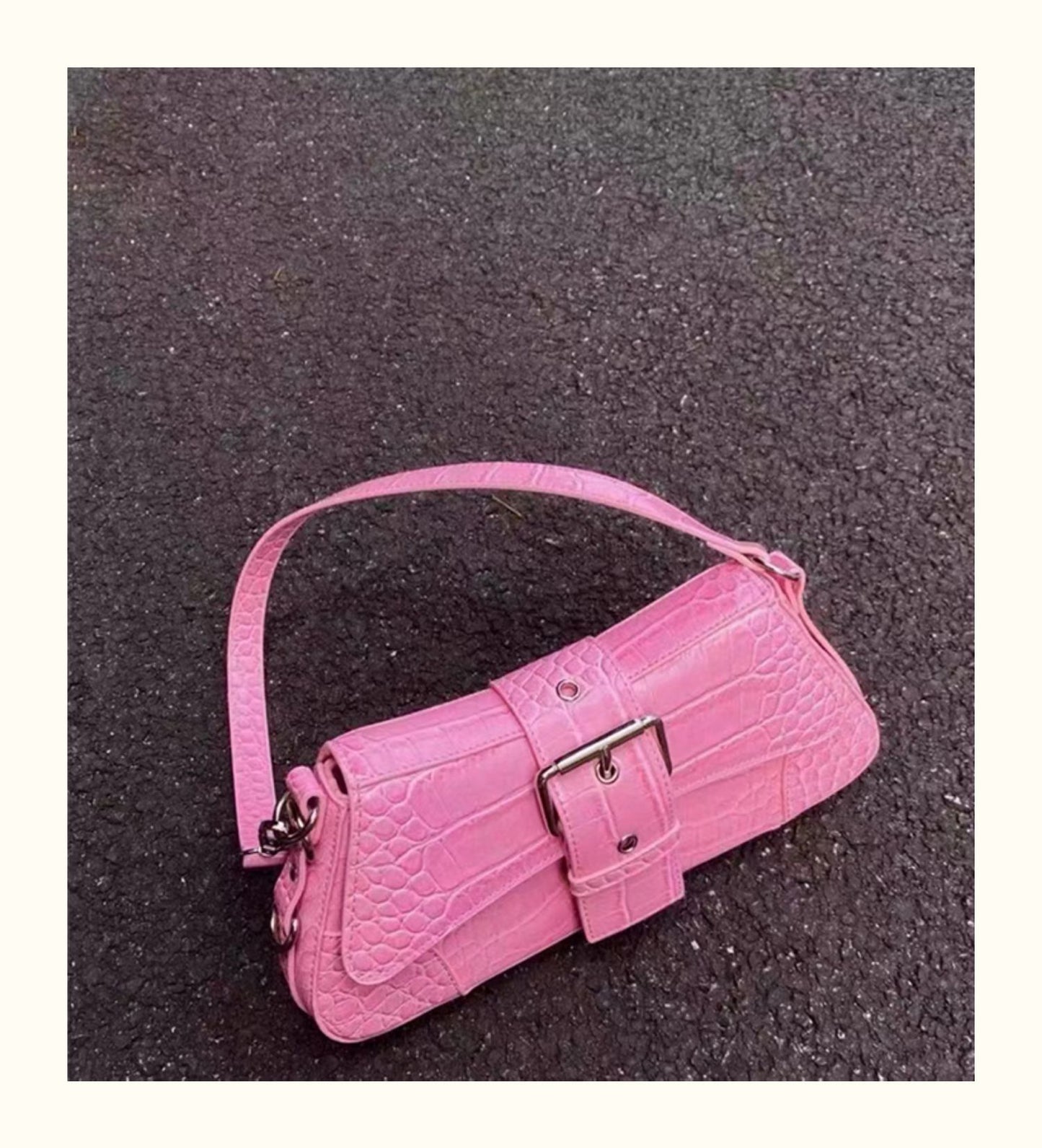 Niche Sweet Cool Hot Fashionable Modern Metal Armpit Bags