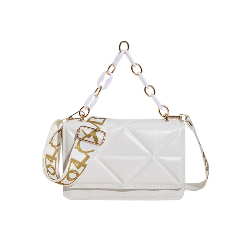 Women's Fashion Popular Chain For Texture Niche Shoulder Bags