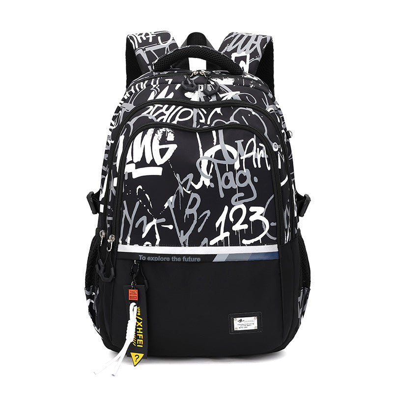 Men's College Boys Large Capacity Niche Leisure Backpacks