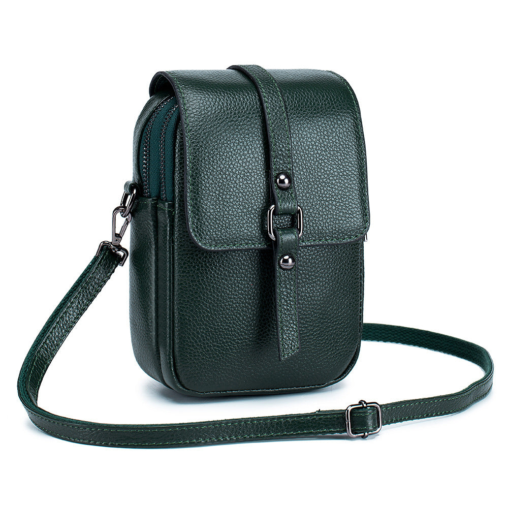 Women's Leather Mini Summer Fashionable Fashion Cattlehide Crossbody Bags