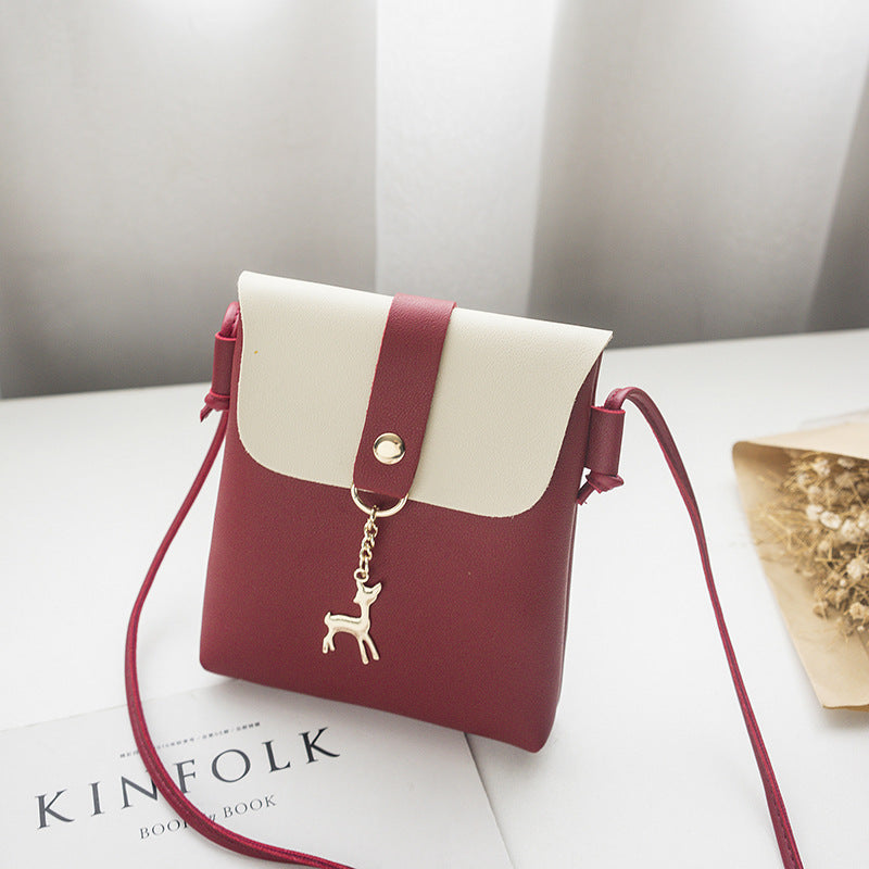 Women's Korean Style Deer Mini Mobile Fashion Shoulder Bags