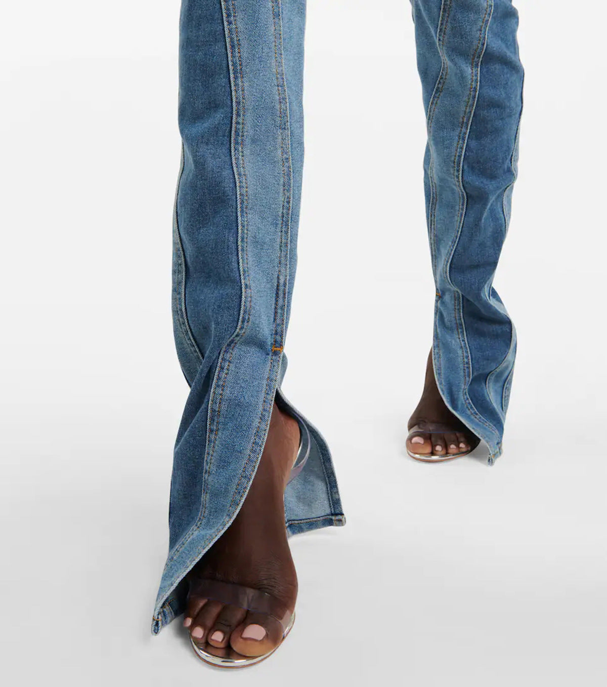 Women's Design Style Contrast Color Autumn Sexy Hot Slimming Jeans