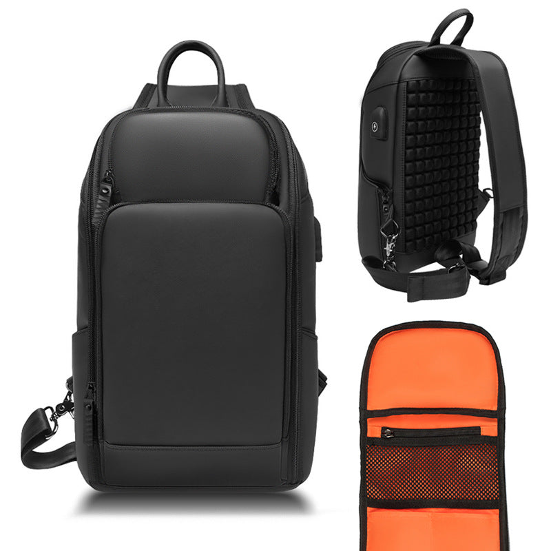 Casual Men's High-grade Fashion Korean Waterproof Men's Chest Bags