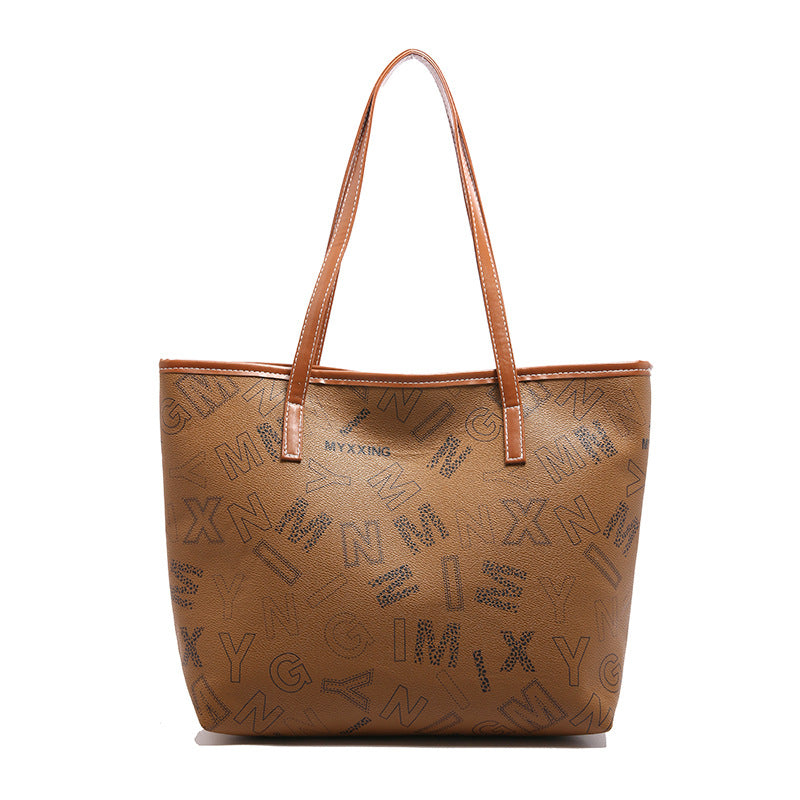 Leisure Large Capacity Letter Fashion Stylish Shoulder Bags