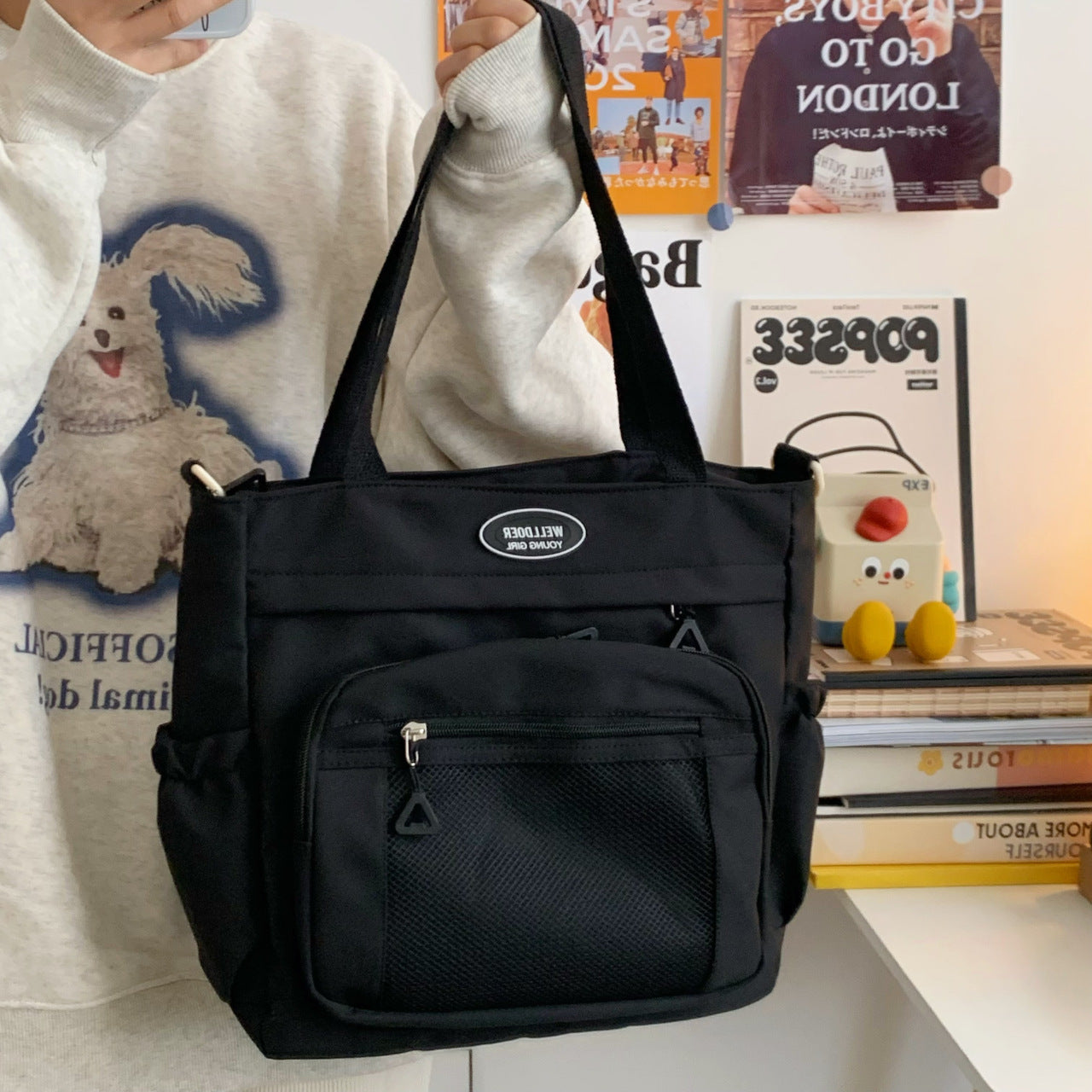Korean Style Cute For Class Versatile Shoulder Bags