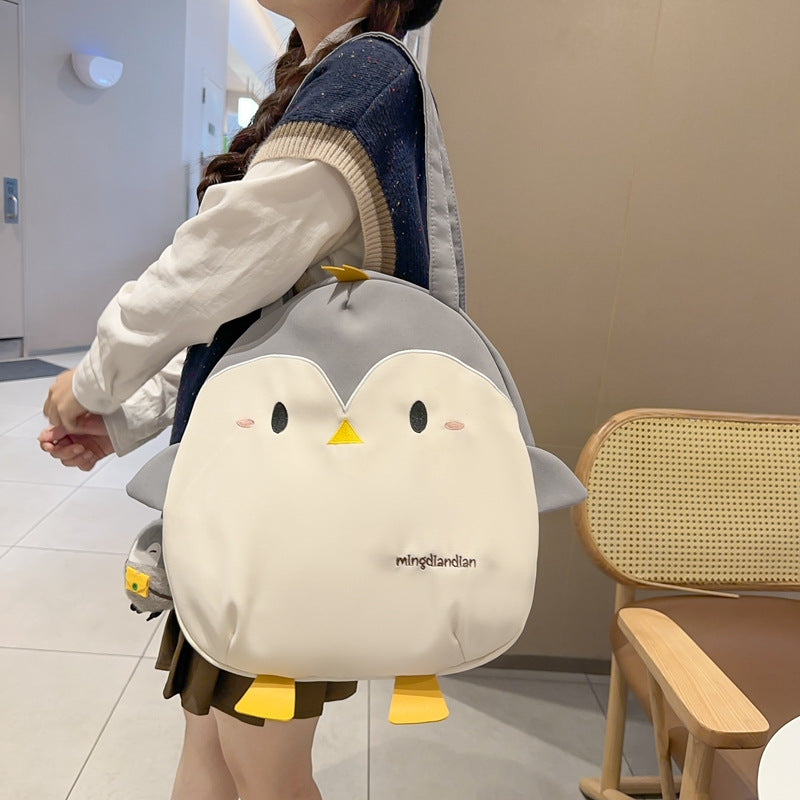 Cute Penguin Female Large Capacity Versatile Shoulder Bags