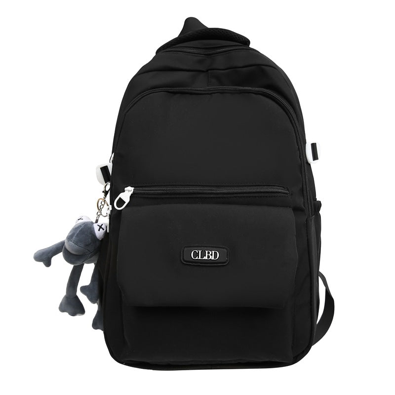 Contrast Color Female Korean University Style Backpacks