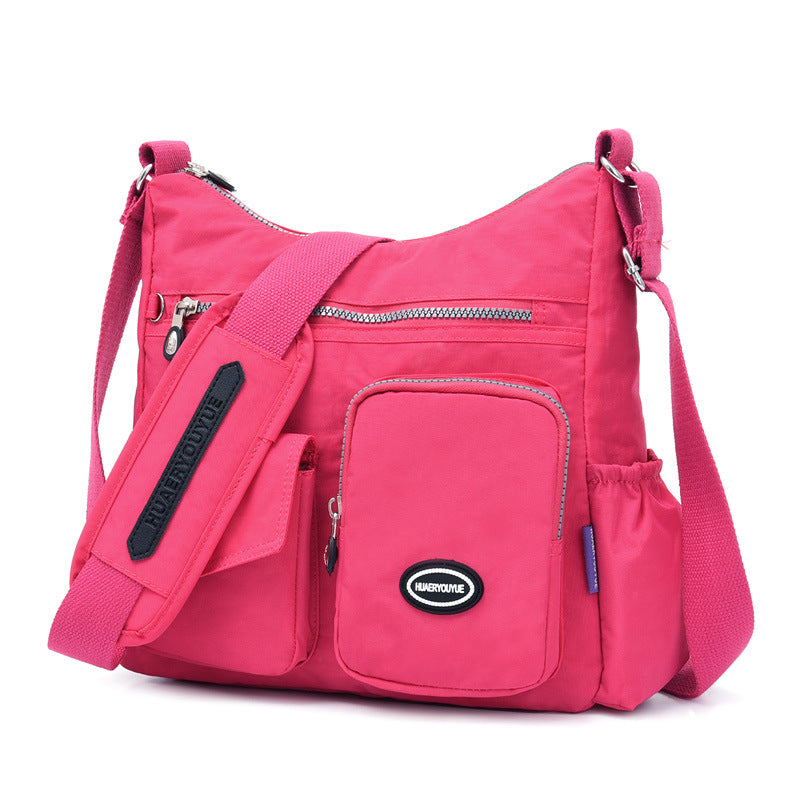 Women's Pretty Nylon Cloth Fashion Waterproof Shoulder Bags
