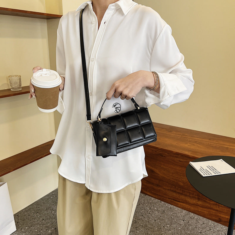 Women's Solid Color Horizontal Fashion Shopping Elegant Shoulder Bags