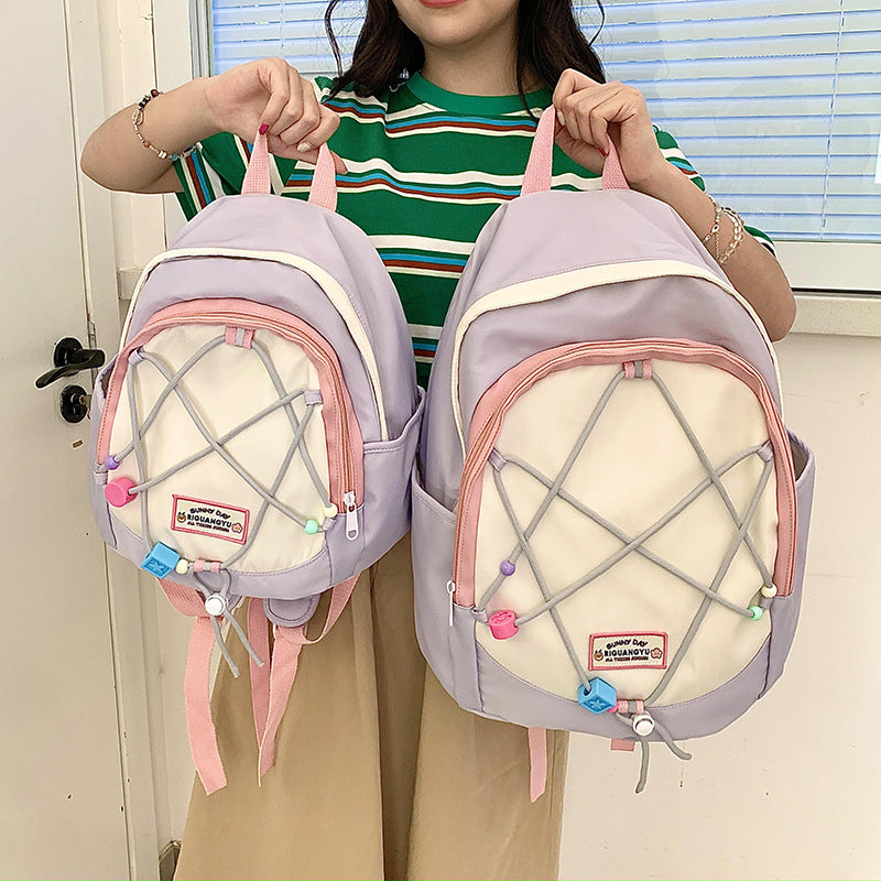 Niche Junior High Soft Fashion Campus Backpacks