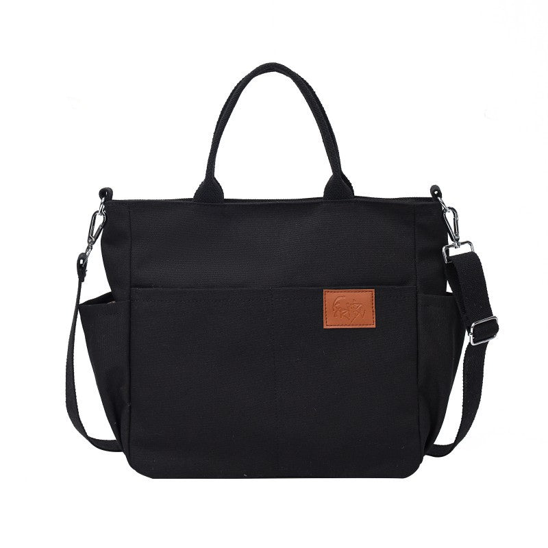 Women's Canvas Design Large Capacity Totes Shoulder Bags