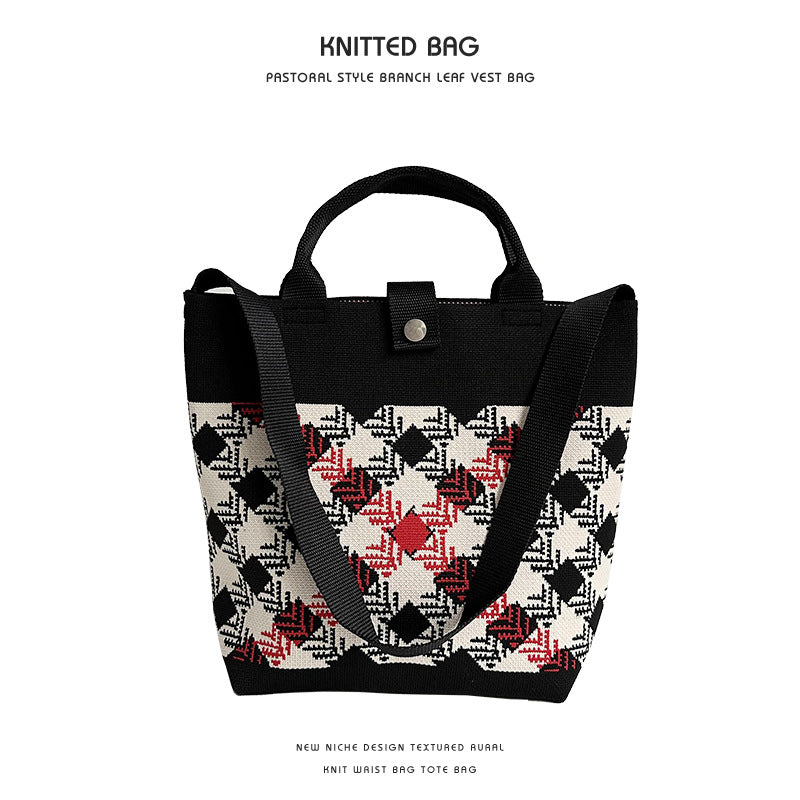 Women's Retro Ethnic Style Large Capacity Fashion Shoulder Bags