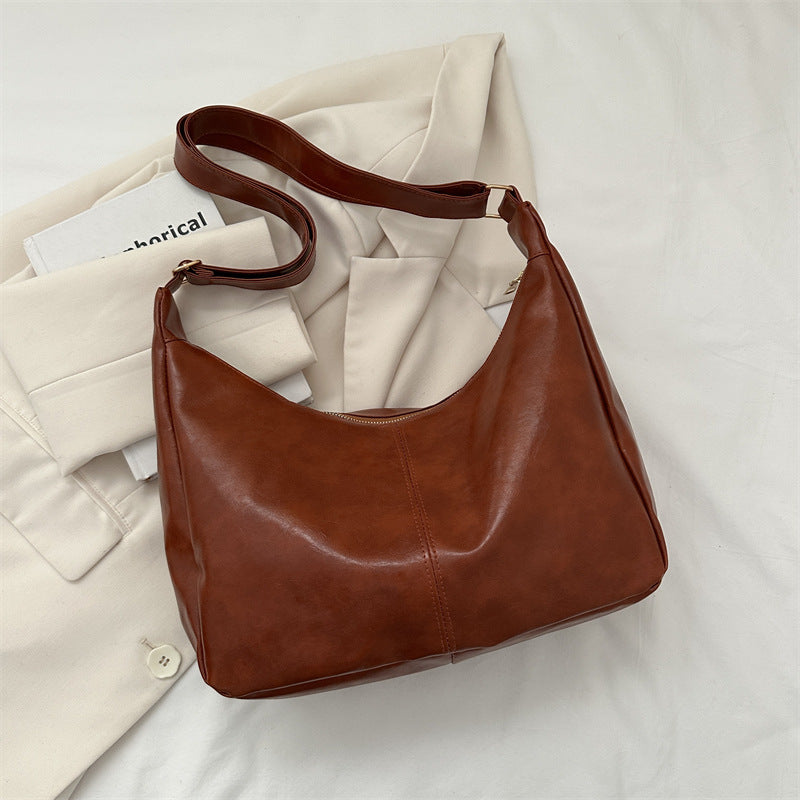 Women's Minority Simple Underarm Large Capacity Fashion Tote Bags