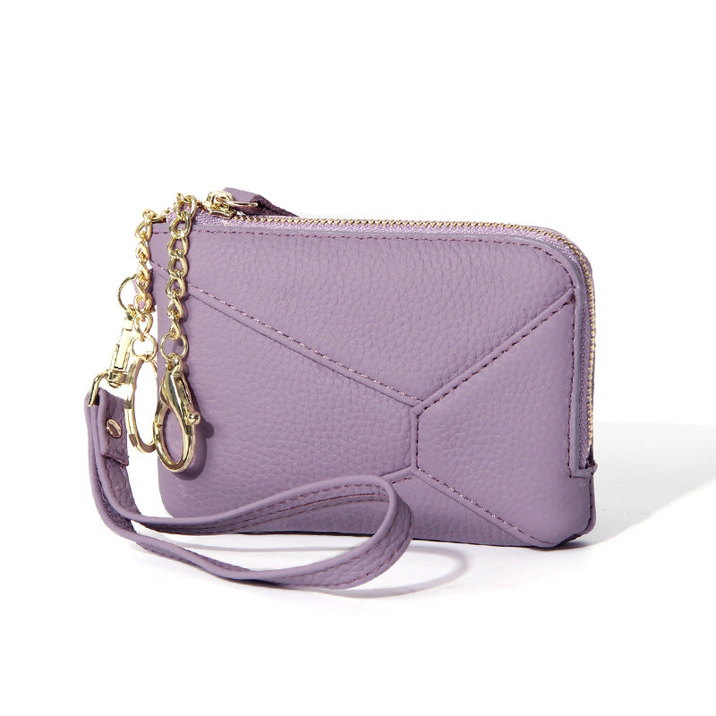 Women's Layer Cowhide Leather High-grade Style Korean Coin Purses