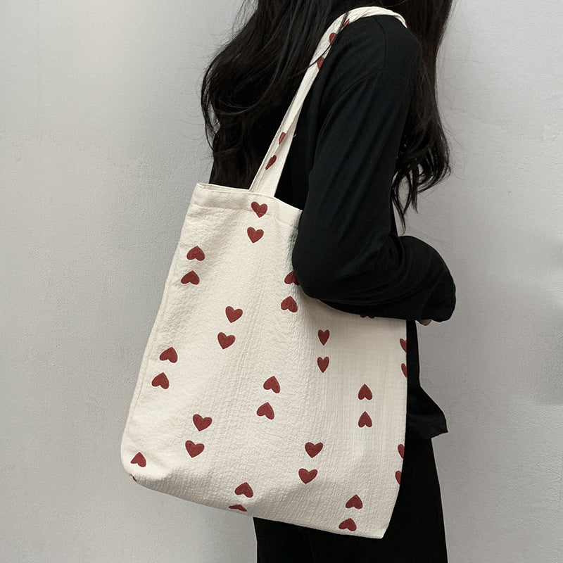 Literature Art Texture Love Canvas Vest Shoulder Bags