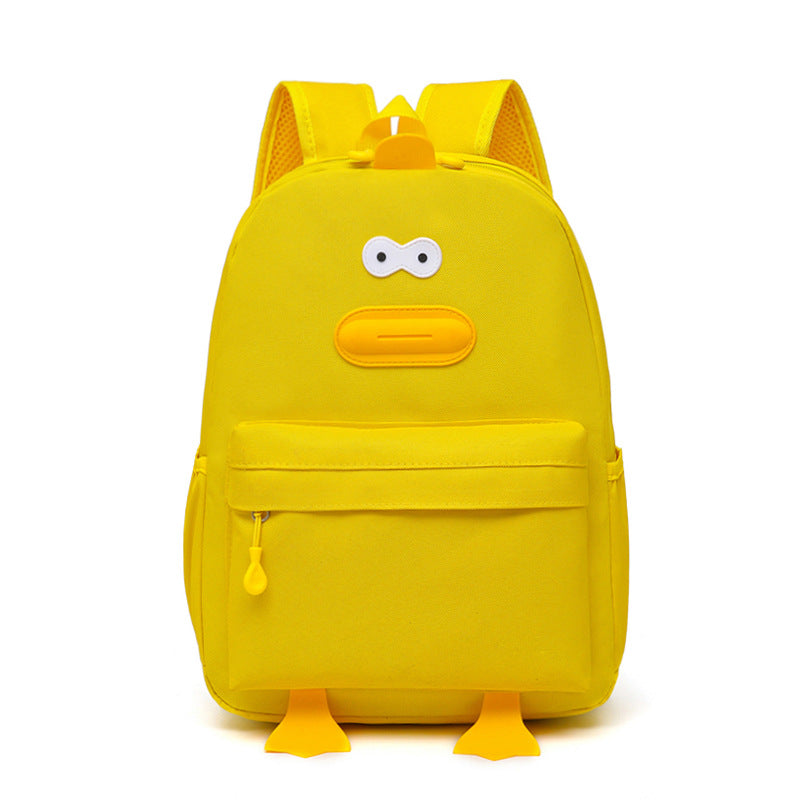 Children's Year-old Cute Cartoon Male Yellow Duck Backpacks