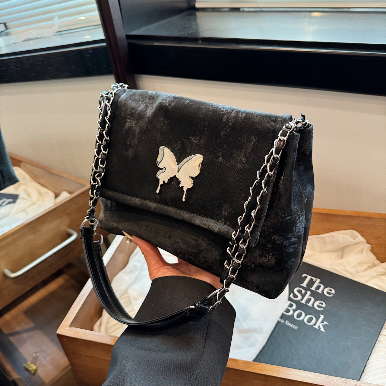 Women's Korean Style Fashion Simple Large Capacity Shoulder Bags