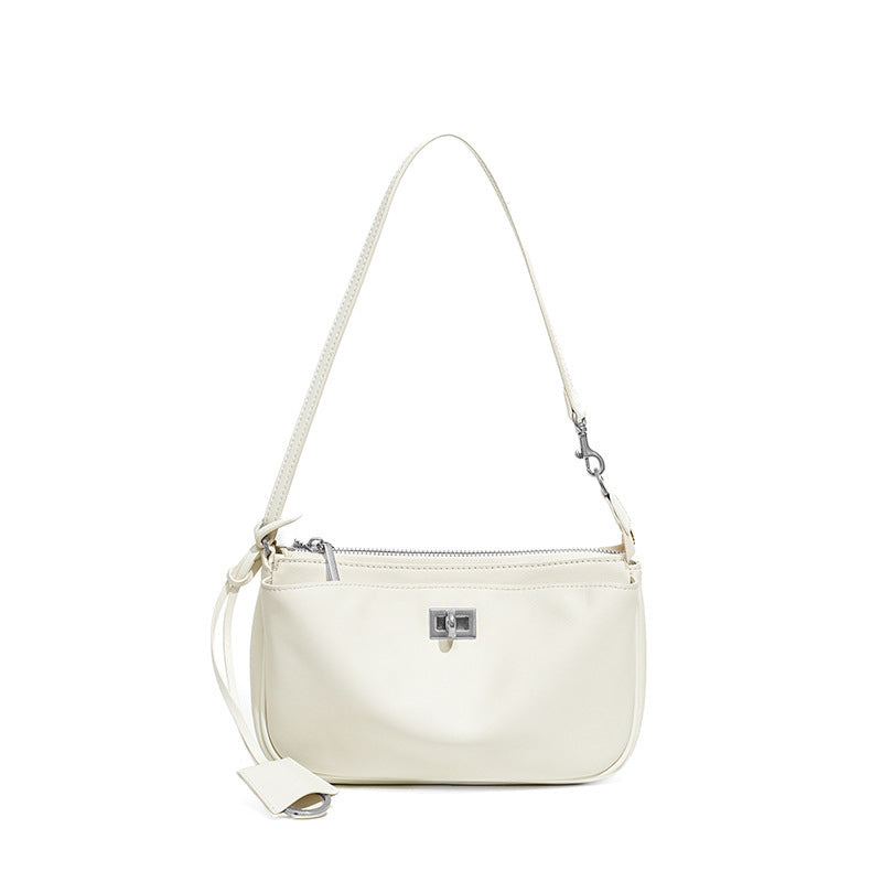 Fashion Baguette Underarm High-grade Leather Motorcycle Armpit Bags