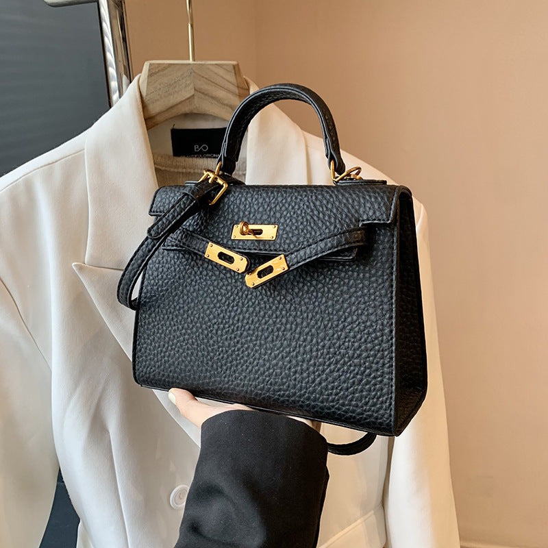 Women's Fashion Advanced Texture Niche Portable Kelly Shoulder Bags
